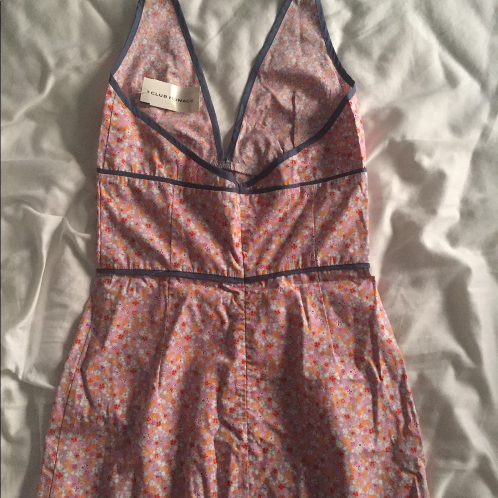 Club Monaco Floral Print Midi Dress. NWT - Picture 3 of 4